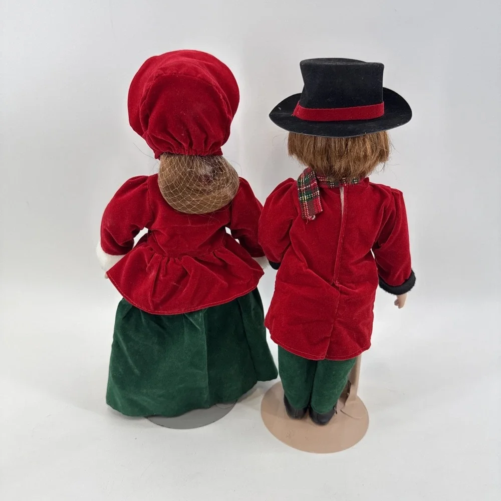 Christmas Carolers Boy & Girl Dolls 14